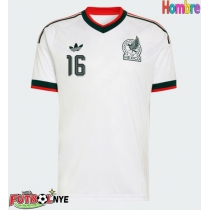 Camiseta México Julian Quinones #16 Visitante Equipación Mundial 2026 manga corta